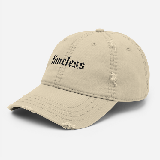 DISTRESSED "TIMELESS" HAT SAND